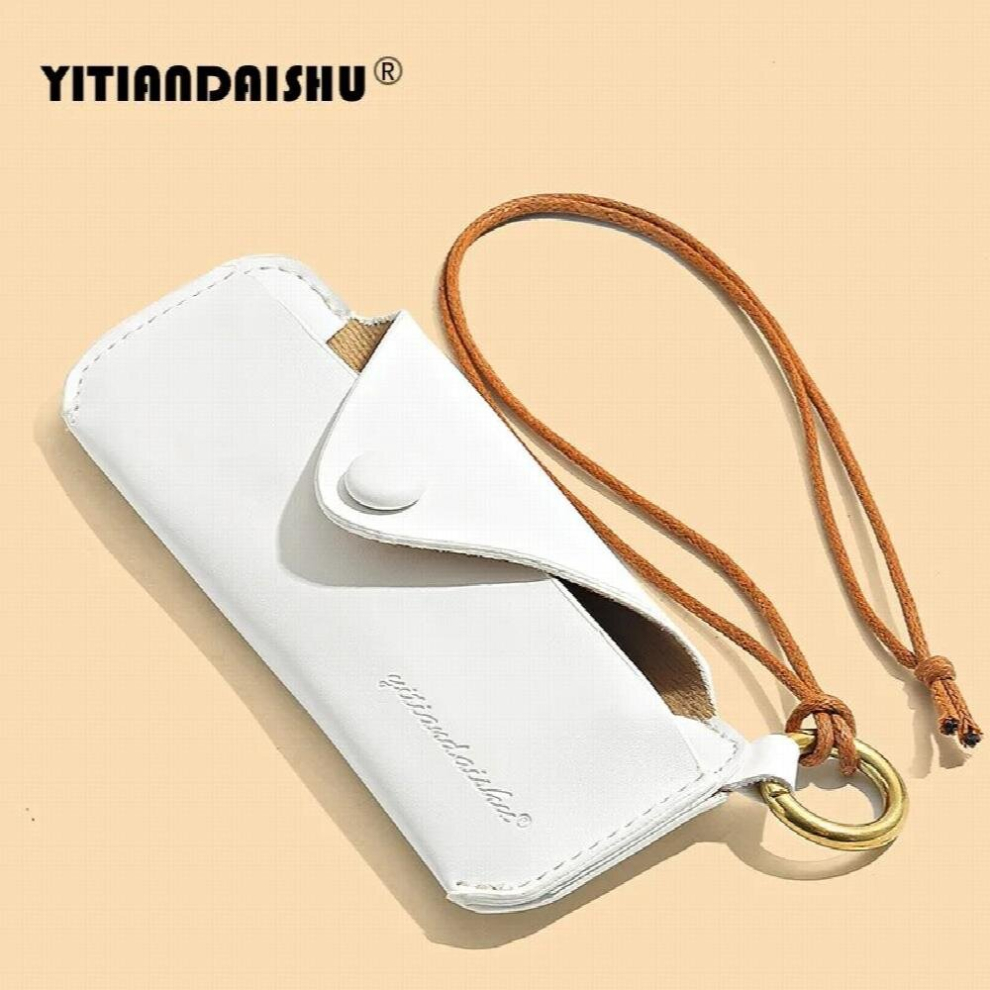 Glasses Bag Sunglasses Storage Bag Portable Pu Leather Myopia Glasses Storage Bag for Men and Women Glasses Case