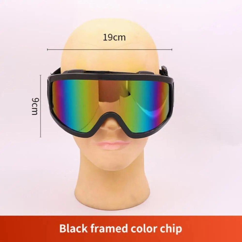 Pvc Safety Goggles Adjustable Mirror Belt Skiing Goggles Ventilate Sunglasses Cycling Climbing Skiing