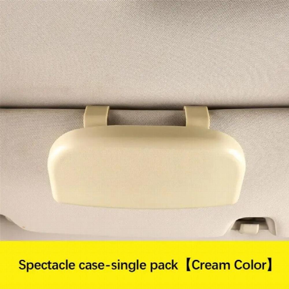 Car Glasses Box Car Sun Visor Glasses Organizer Glasses Storage Box Holder Sunshade Sunglasses Holder Auto Interior Accessories Multicoloured 885672097301
