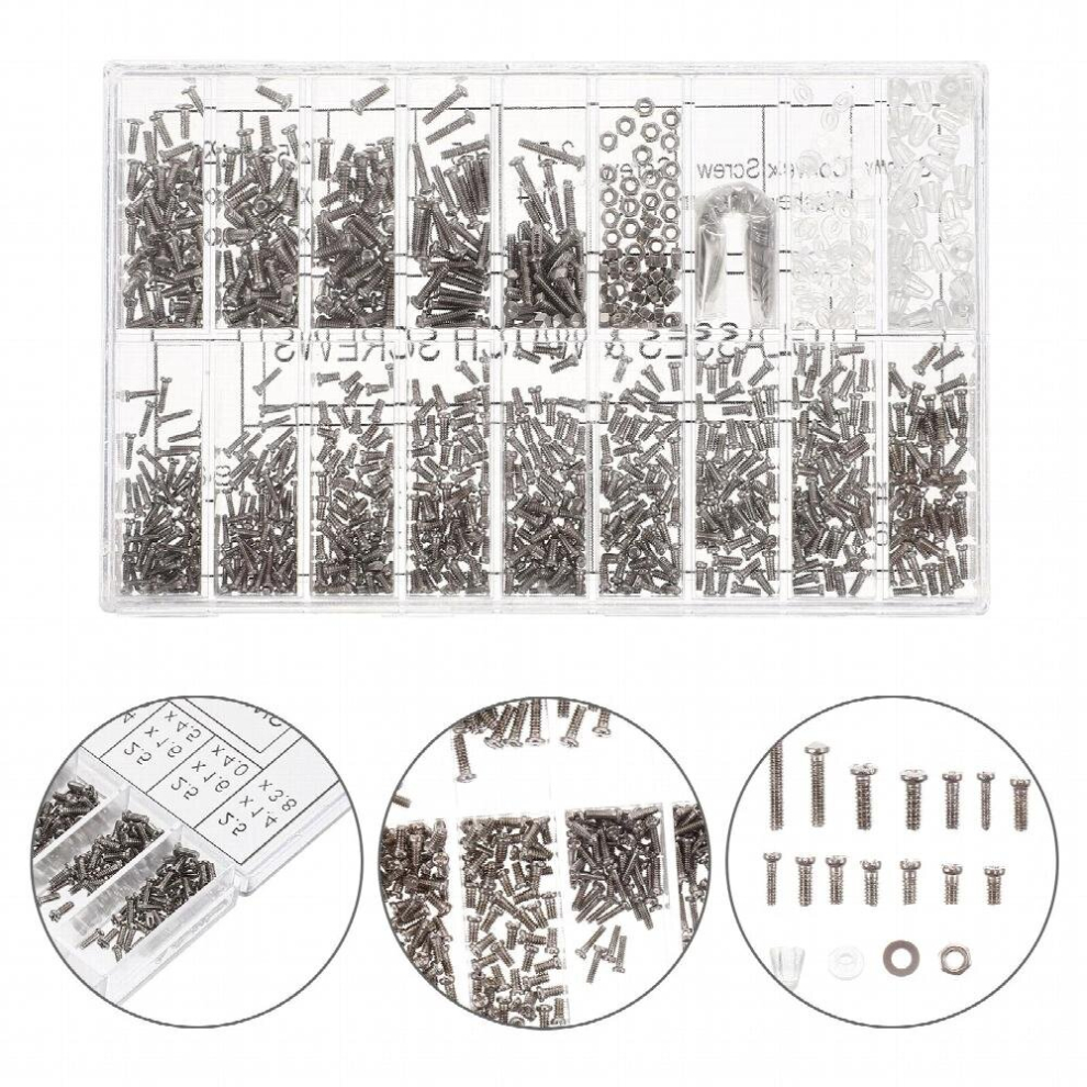 Screws Glasses Kit Eyeglass Parts Replacement Screw Metal Assorted Tool Sunglass Sunglasses Repairing Eyeglasses Repair 885672081027