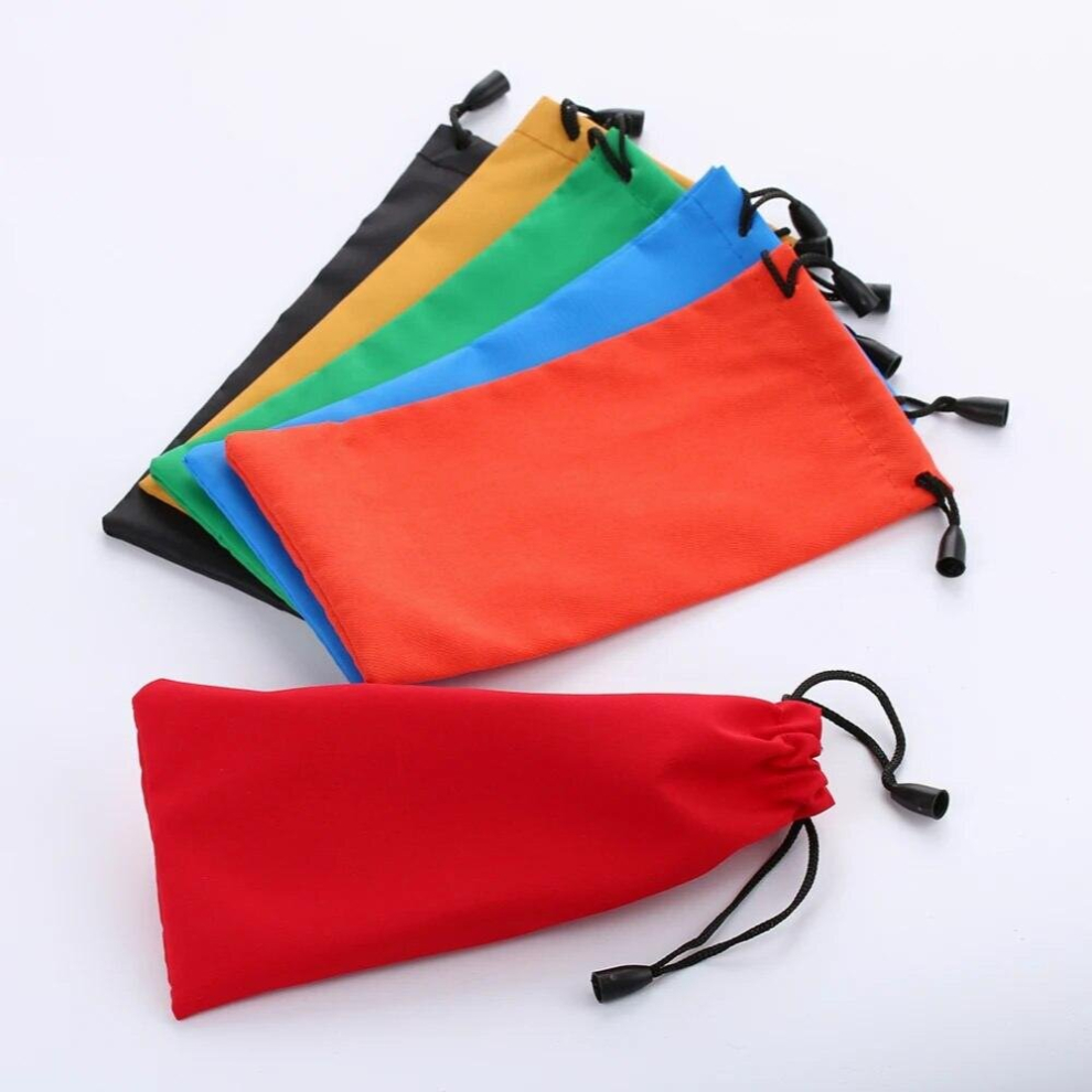 1/5Pcs Colorful Microfiber Sunglasses Eyewear Pouch Spectacle Glass Cloth Bag Pouch Glasses Pouch Optical Protecter Bag