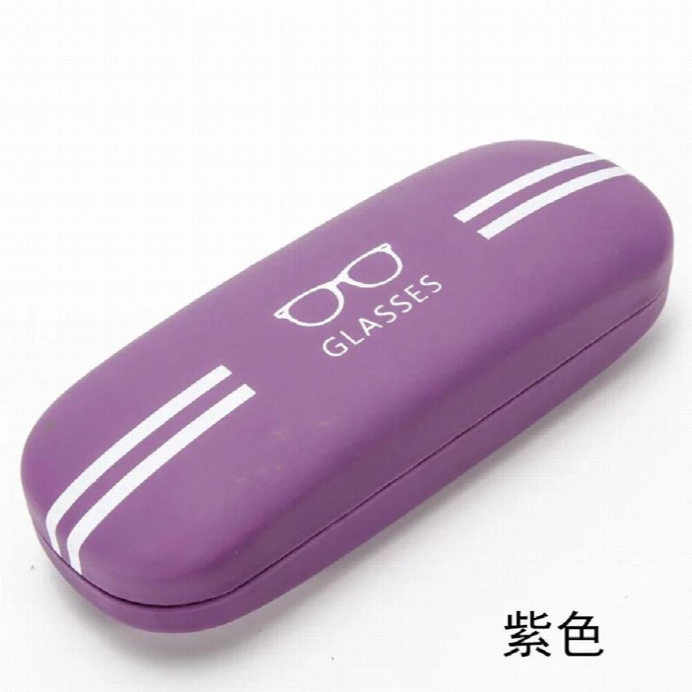 Student Optical Myopia Mirror Pu Glasses Case Leather Metal Iron Glasses Case Portable Sunglasses Case