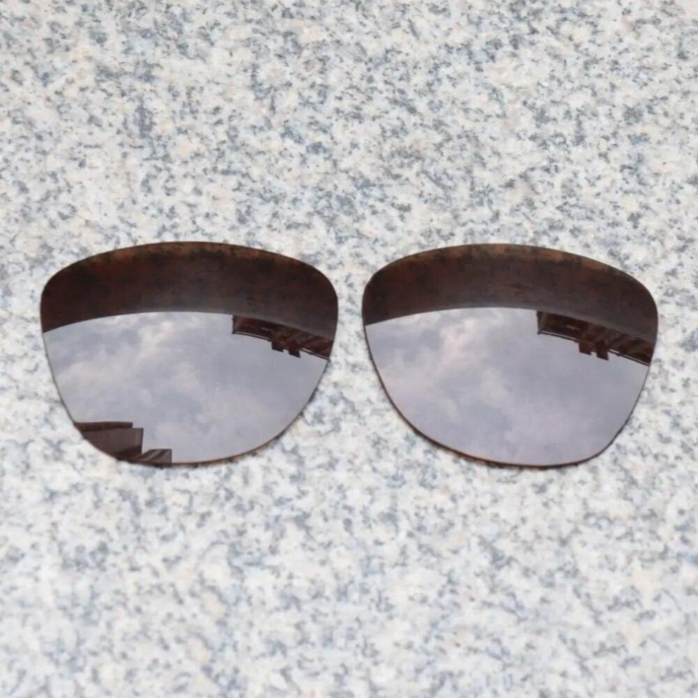 Wholesales E.O.S Polarized Enhanced Replacement?Lenses?for?Oakley?Frogskins Sunglasses - Earth Brown Polarized