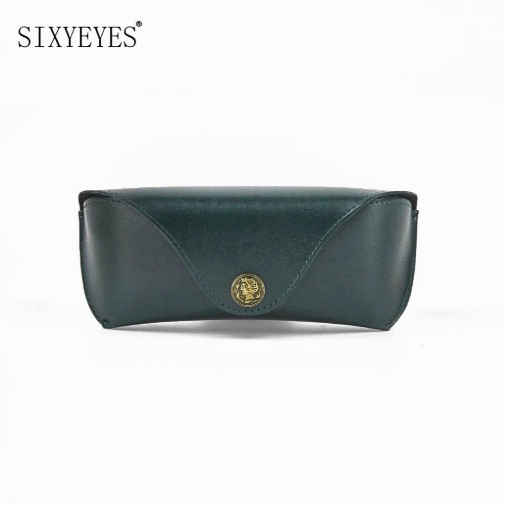 Vintage Soft Leather Reading Glasses Bag Sunglasses Case Eyeglasses Protector Pouch Eyewear Storage Bags Easy To Carry
