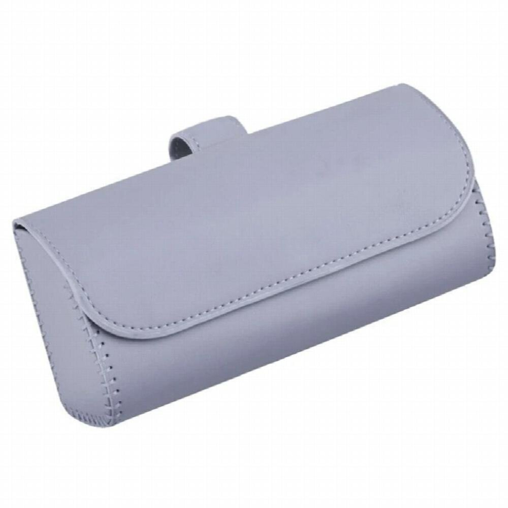 Car Suv Sun Visor Clip Sunshade Sunglasses Leather Organizer Universal Eyeglasses Case With Hidden Magnetic Storage Box Multicoloured 885672100674