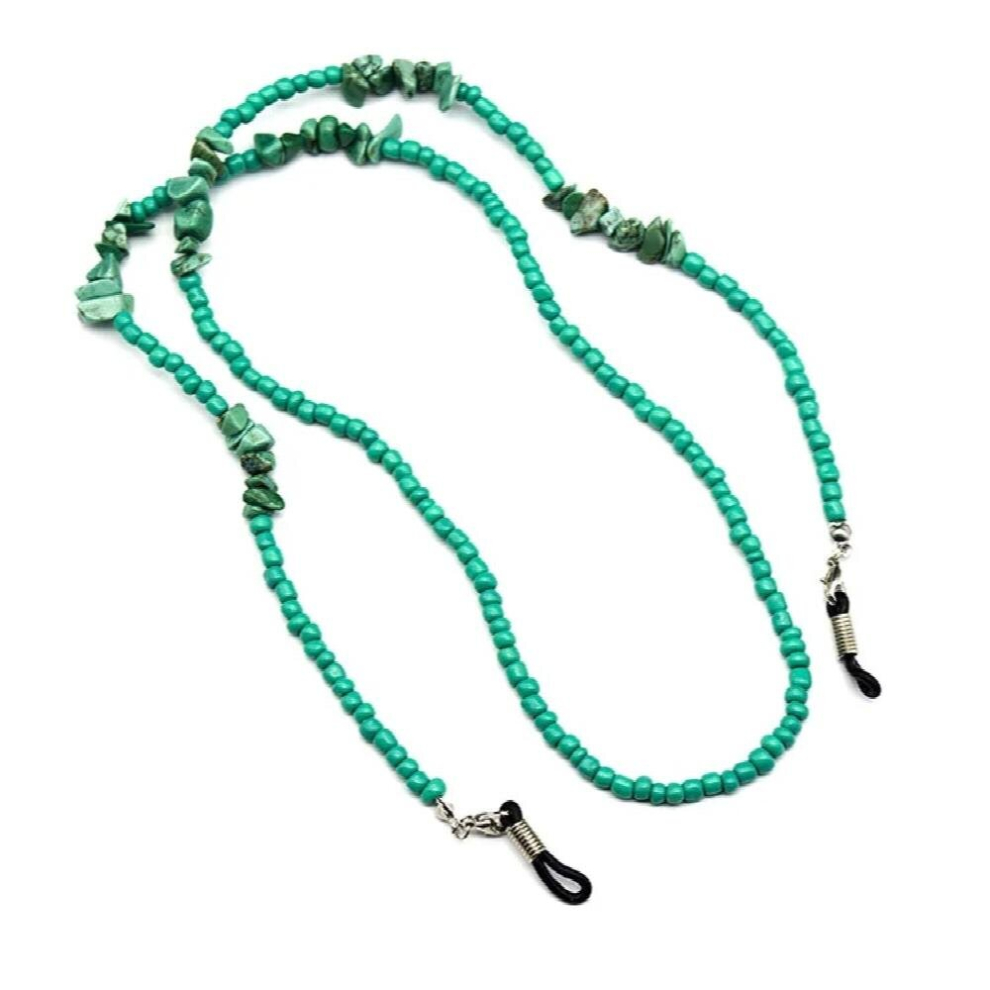 turquoise Reading Glasses Chain Sunglasses Holder Neck Strap Rope Necklace Pendant Eyeglass Glasses String Lanyard