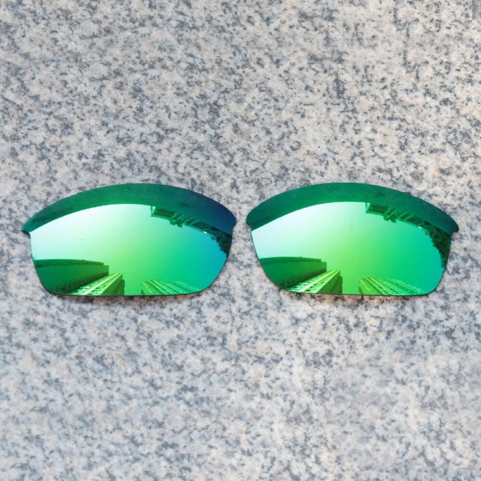 E.O.S Polarized Enhanced Replacement?Lenses?for?Oakley?Flak Jacket Sunglasses - Emerald Green Polarized Mirror