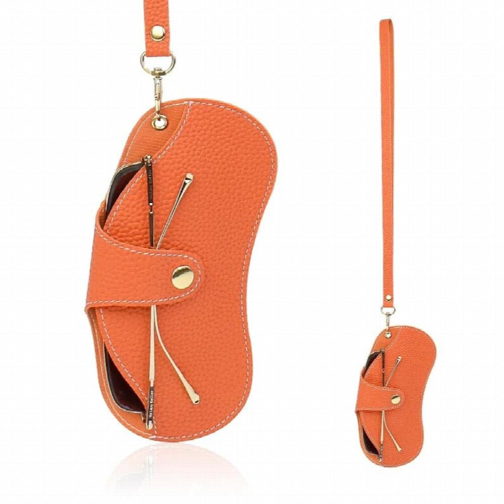 PU Leather Glasses Organizer Bag Portable Sunglasses Storage Case Eyewear Case