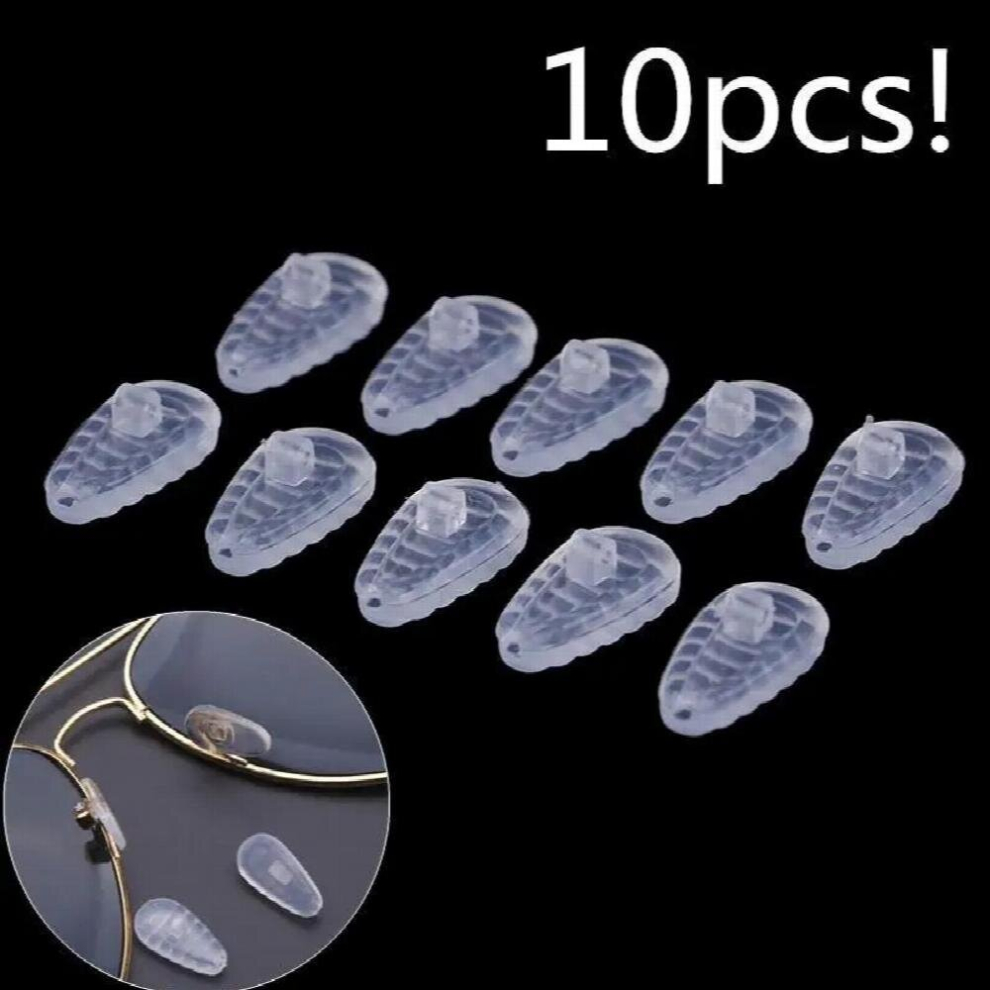 Multicoloured Style 5Pairs/10Pcs Waved Air Chamber Silicone Anti Slip Soft Nose Pads For Glasses Sunglasses