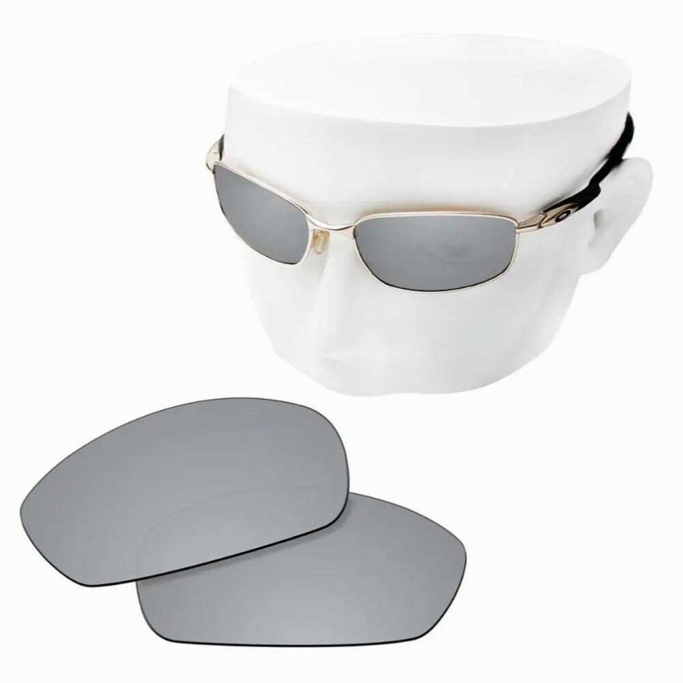 Polarized Replacement Lenses of Silver Mirror for-Oakley Blender OO4059 Sunglasses