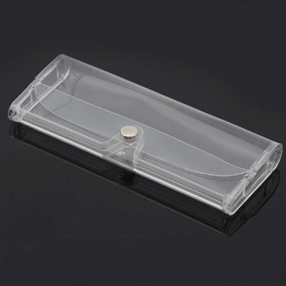 Multicoloured Stylish Transparent Eye Glasses Sunglasses Soft Case Box Portable Protector Holder