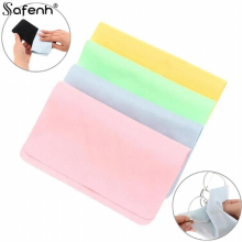 10pcs/set Microfiber Eyeglasses Cleaning Cloth Chamois Sunglasses Cleaner Glasses Cloth For Lens Phone Screen Wipes