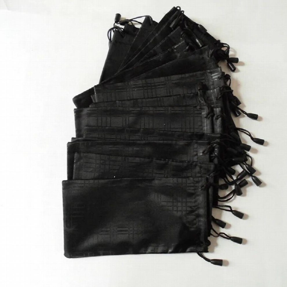 50 pcs/lot Glasses Case Soft Waterproof Plaid Cloth Sunglasses Bag Glasses Pouch Good