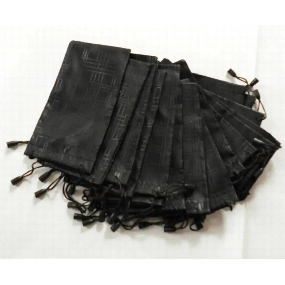 100 pcs/lot Glasses Case Soft Waterproof Plaid Cloth Sunglasses Bag Glasses Pouch