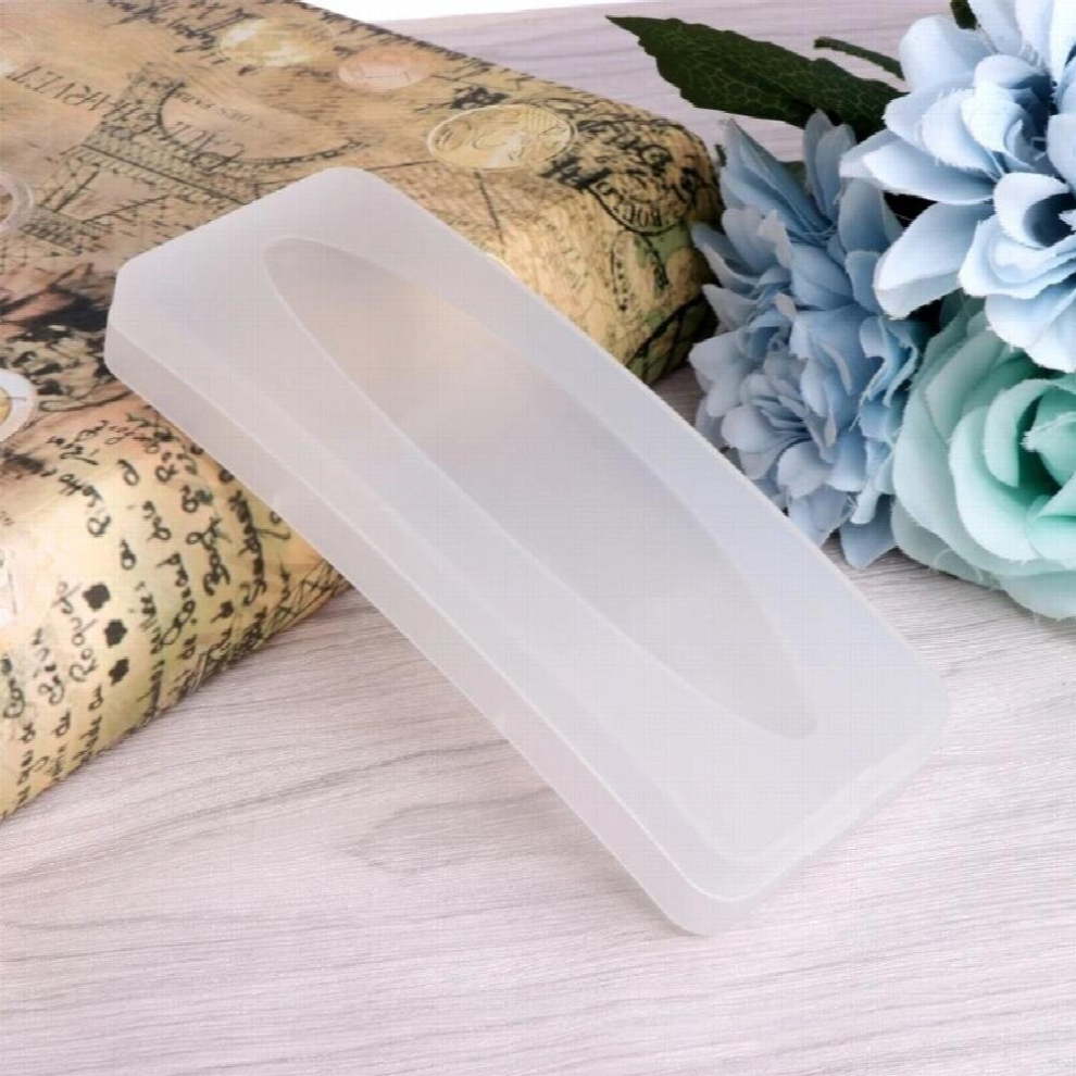 Durable Plastic Transparent Sunglasses Case Clip On Glasses Box Eyewear Protector