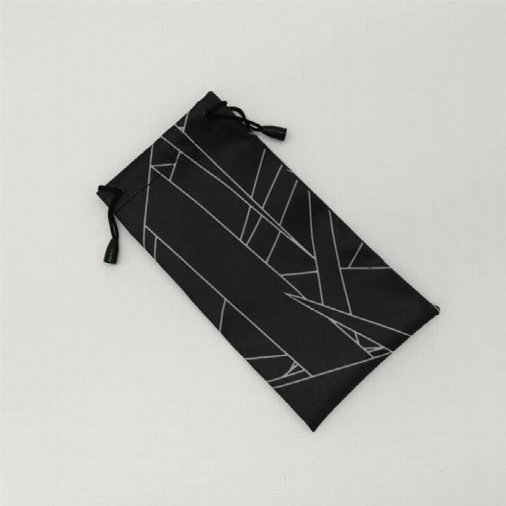 100 pcs/lot Geometric Style Glasses Case Soft Waterproof Plaid Cloth Sunglasses Bag Glasses Pouch 5 Good