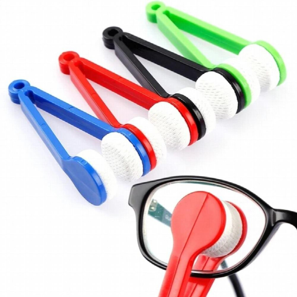 Multicoloured Hot 50Pcs/Lot Mini Microfibre Glasses Cleaner Microfibre Spectacles Sunglasses Eyeglass Cleaner Clean Wipe Tools