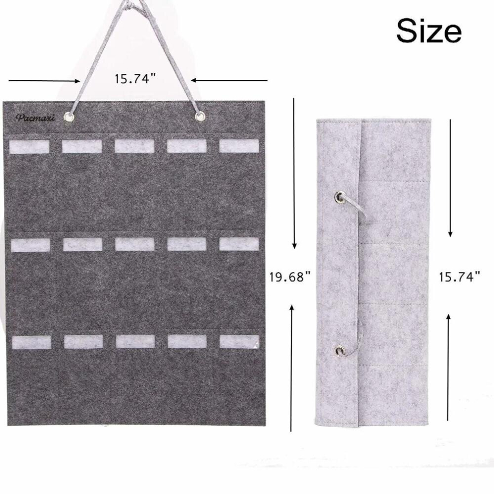High 15 Grids Glasses Organizer Storage Wall Hanging Bag Sunglasses Eyeglass Container
