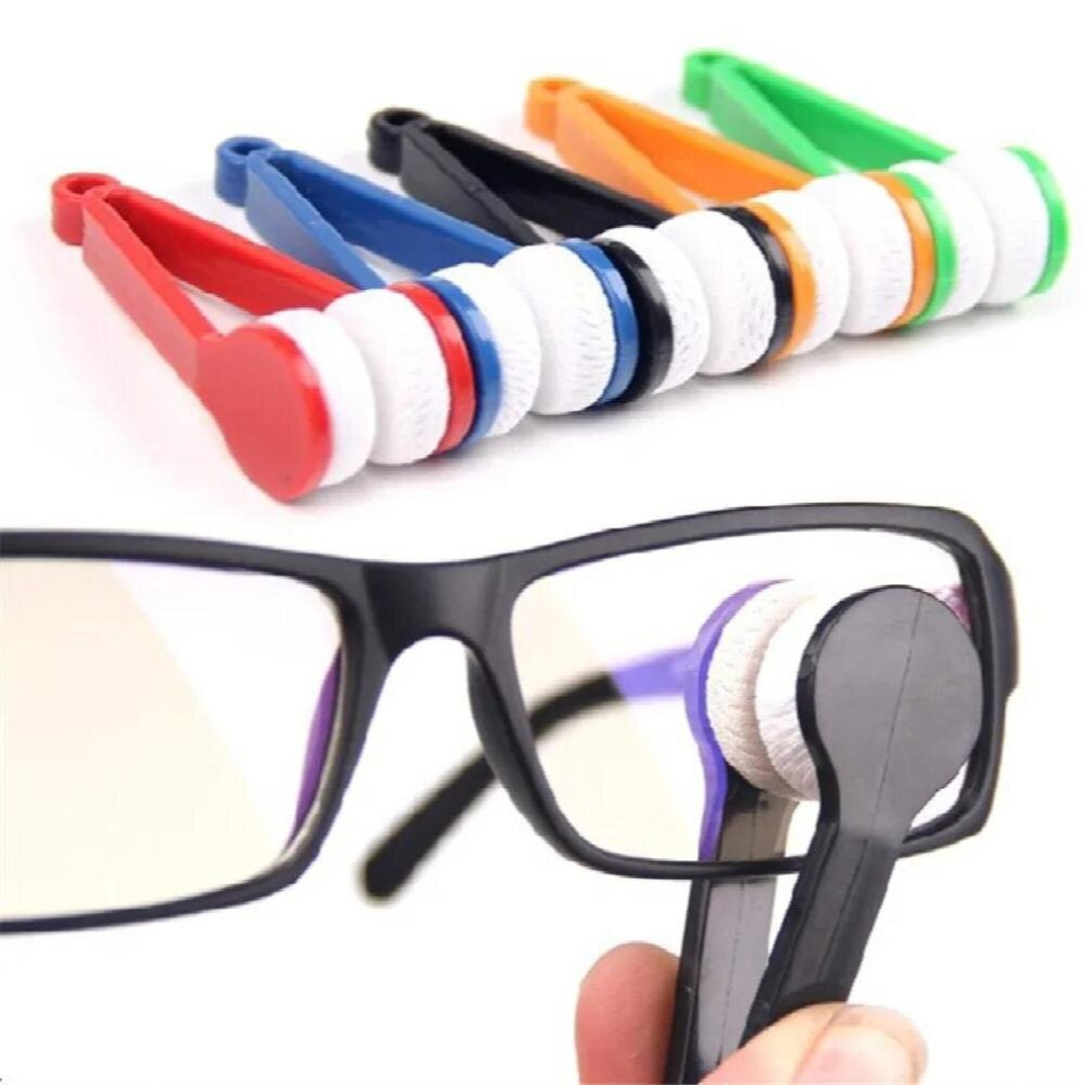 Multicoloured Arrival Mini Microfibre Glasses Cleaner Microfibre Spectacles Sunglasses Eyeglass Cleaner Clean Wipe Tools 50Pcs/Lot