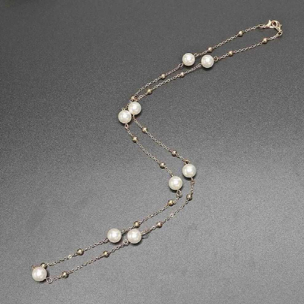 Pearls Eyeglasses Lanyard Strap Necklace Sunglasses Handmake Glasses Chain For Party