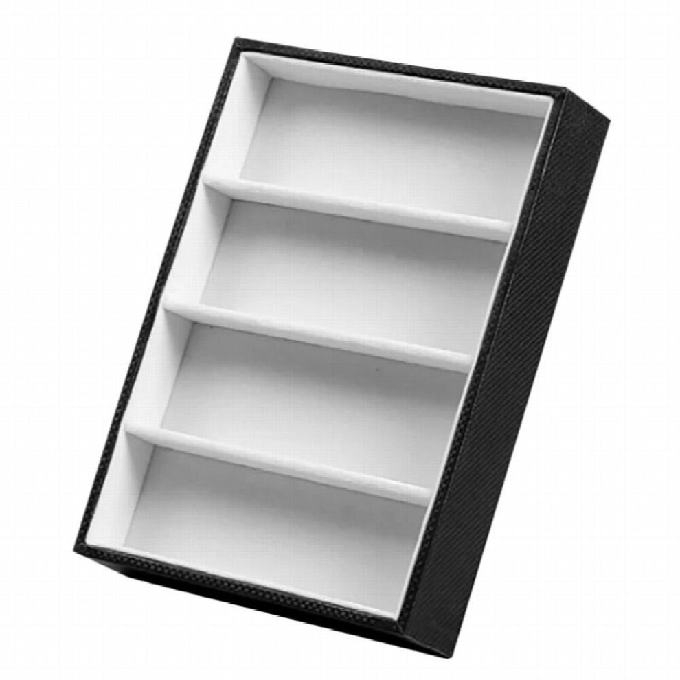 Black Sunglasses Display Glasses Cases 4 Grids Sunglasses Display Box Glasses Display Jewelry Organizer Tray