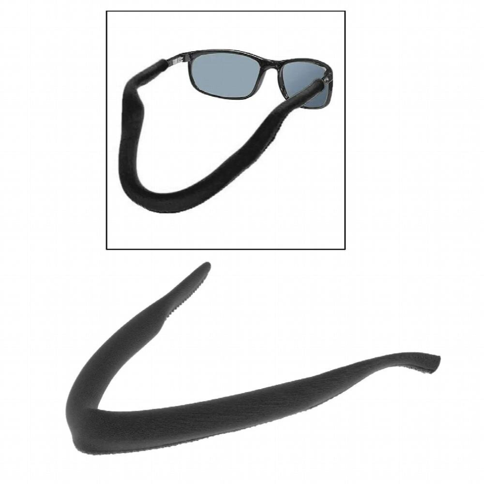 Black Floating Eyewear Retainer Sailing Sunglasses Holder Eyeglasses Secure Strap Neoprene Goggle Holder Keeper Float Lanyard Chain