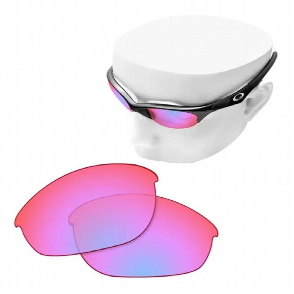 Polarized Replacement Lenses of Cobalt Pink for-Oakley Half Jacket Sunglasses