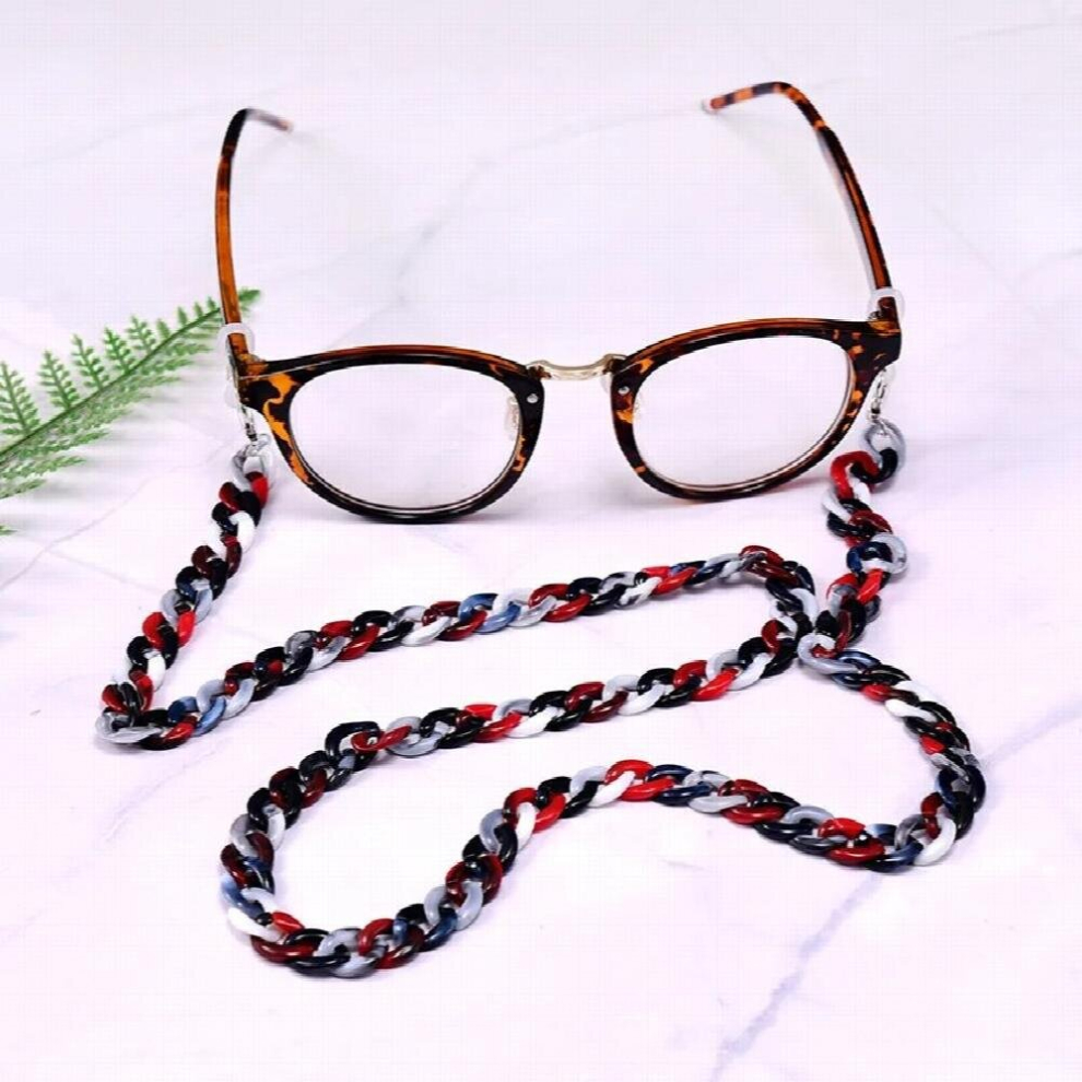 Acrylic Glasses Chains Holder Cord Reading Sunglasses Chain Women Largands Eyeglasses Hanging Neck Chain Strap Rope