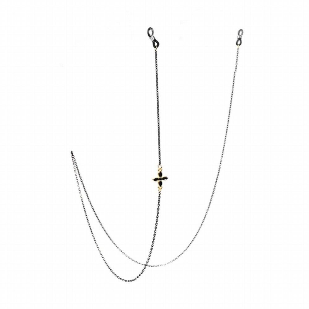 Hot 1PC Men Women Metal Glasses Chain Sunglasses Flowers Beaded Eyeglass Lanyard Hold Strap Eyewear Retainer Jewelry Rope
