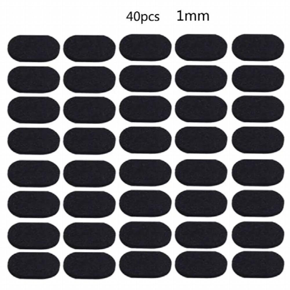 Multicoloured 40Pcs Soft Foam Nose Pad Self Adhesive Anti-Slip Eyeglass Sunglasses Nose Pads F3mf