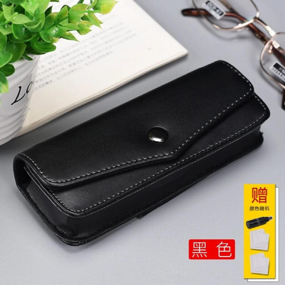 Glasses case men accessories Portable Eyewear bags sunglasses case box Belt bag Reading glasses bag Leather glasses box
