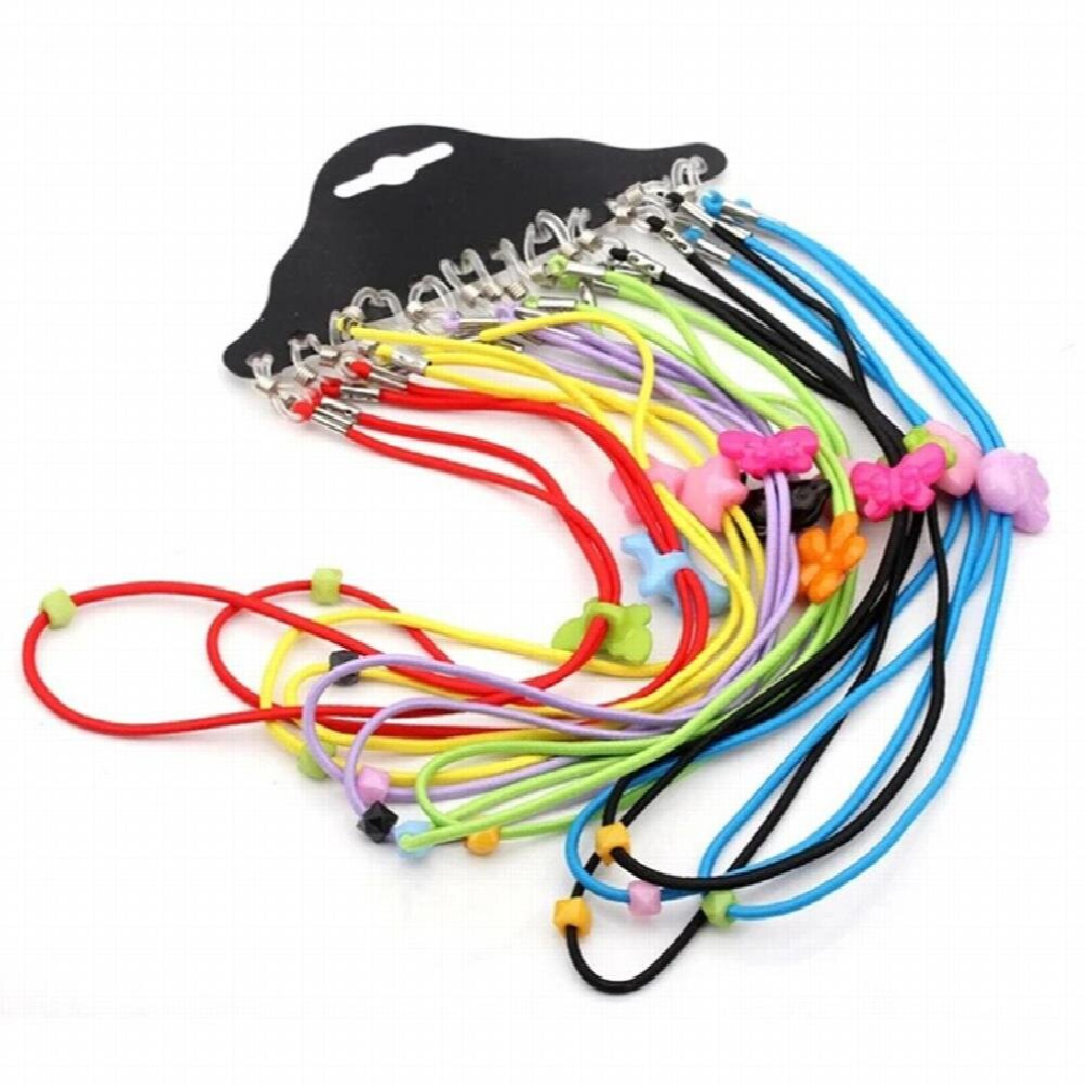 1pcs Children Cartoon Nylon Cord Eyeglass Holder Sunglass Eyewear Glasses Neck String Strap Random