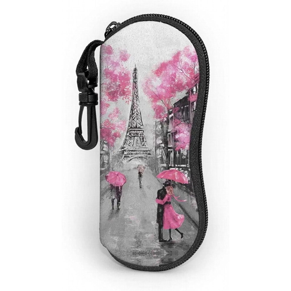 The Famous Paris Eiffel Tower Sunglasses Soft Case With Belt Clip Light Porteble Travel Zipper Eyeglass Case?