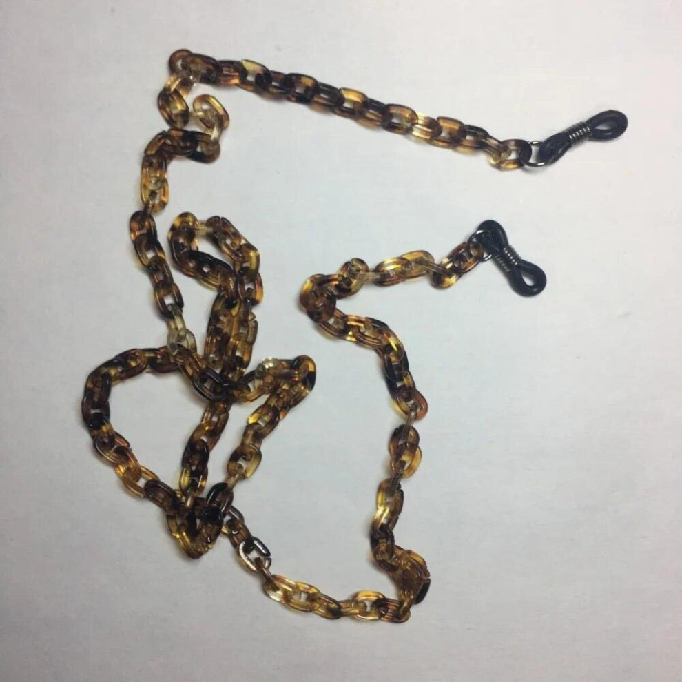 Multicoloured Tortoise Sunglass Cord Acetate Plastic Chain Eyeglass Holder Eyewear Retainer