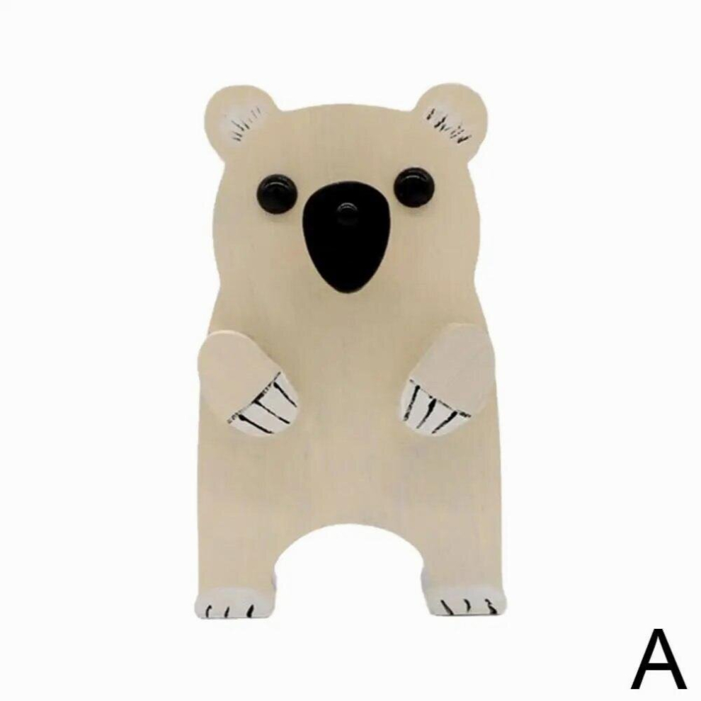 Multicoloured Wooden Fox Eyeglass Holder Display Stand Creative Animal Glasses Holder Creative Sunglasses Display For Desktop