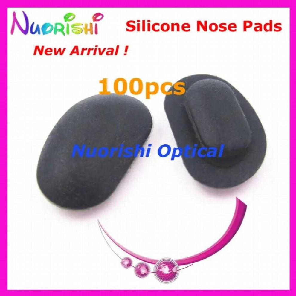 Multicoloured 100Pcs Si70 For Al-Mg Sunglasses Nose Pads Glasses Eyewear Eyeglasses Soft Silicone Nose Pads