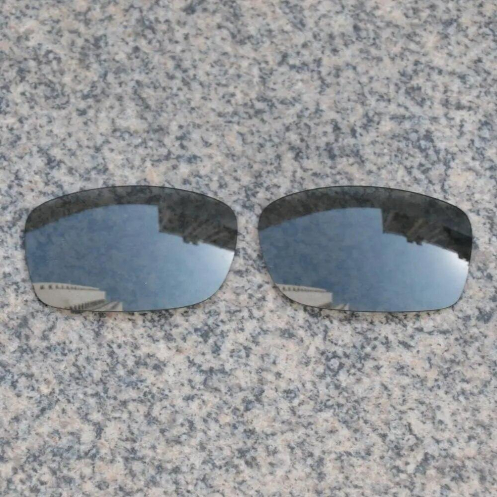 Wholesales E.O.S Polarized Enhanced Replacement?Lenses?for?Oakley?Fives Squared Sunglasses - Grey Photochromic Polarized