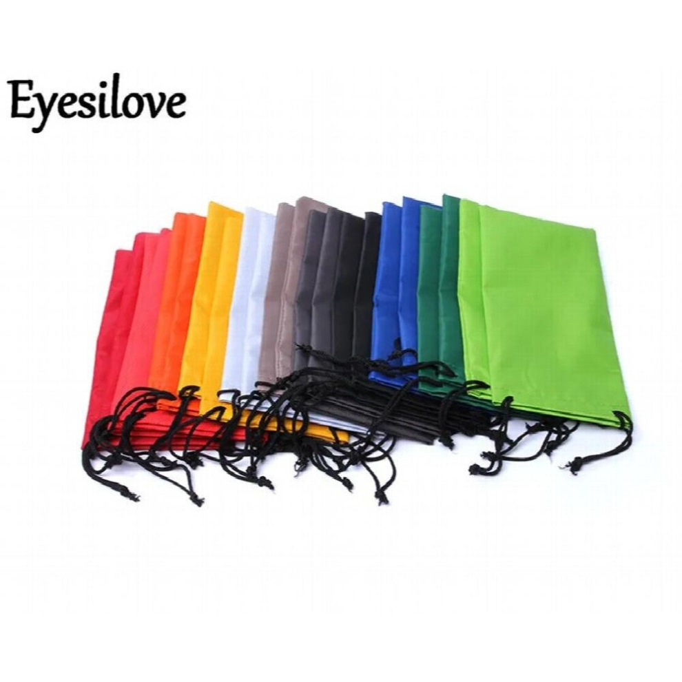 50 pieces/lot Colorful Sunglasses bags cloth eyeglasses pouches, phone bags mixed colors order