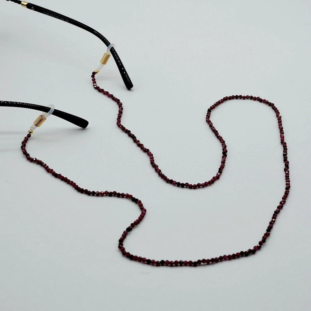 Garnet Glasses Chain Natural Crystal Sunglasses Accessories Womens Products Creative Glasses Chain
