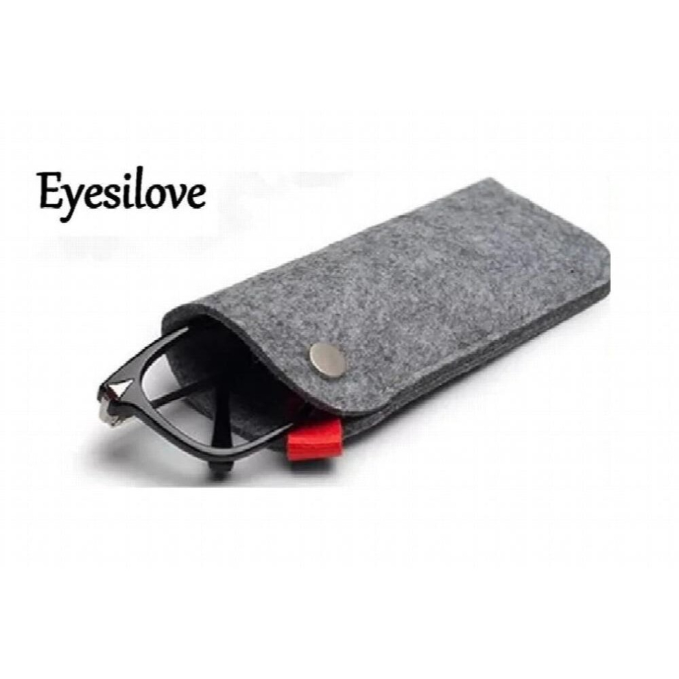 woolen cloth bags for sunglasses eyeglasses pouches in good grey