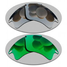 Silver&Green Lenses Replacement For-Fast Jacket XL Polarized Sunglasses