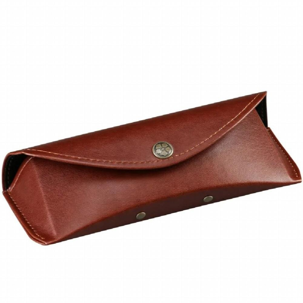 Cubojue PU Leather Brown Glasses Cases Sunglasses Eyewear Boxes
