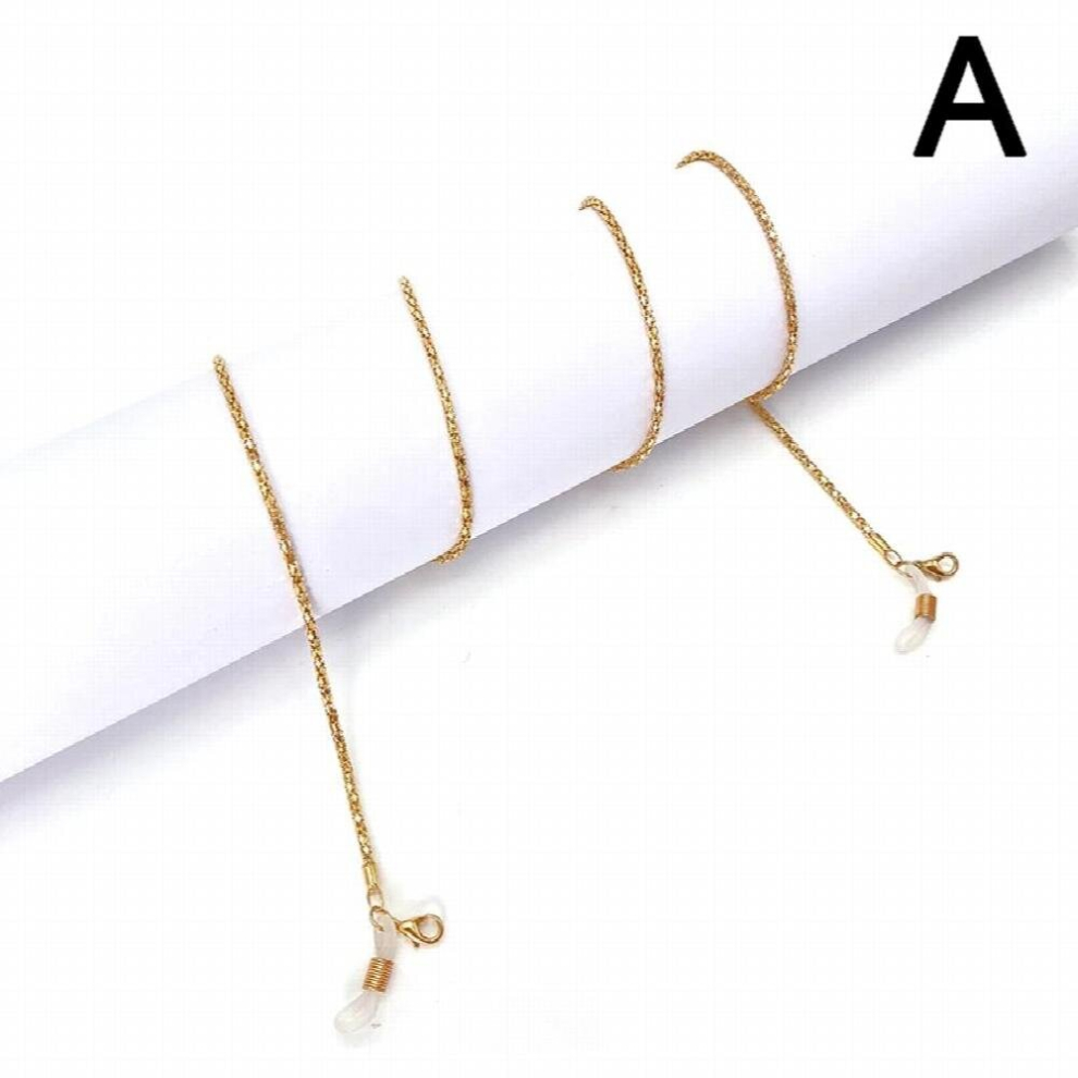 Multicoloured 9 Styles Adjustable Lock Sunglasses Chain Multifunction Prevent Drop Neck Strap Rope Metal Mask Holder Cord Lanyard