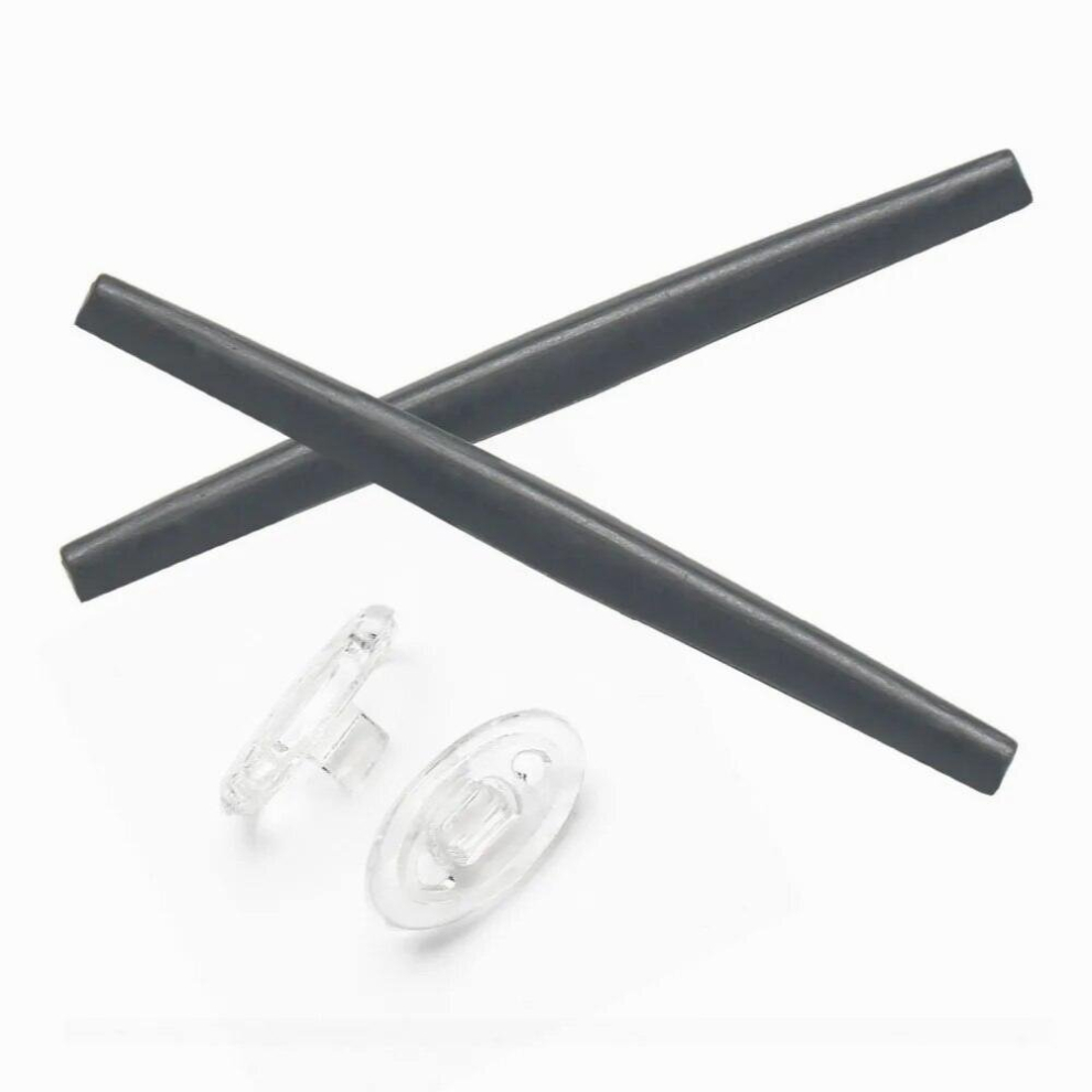 Multicoloured Rubber Kit Replacement Gray Earsocks & Clear Nose Pads For Whisker Sunglasses Frame