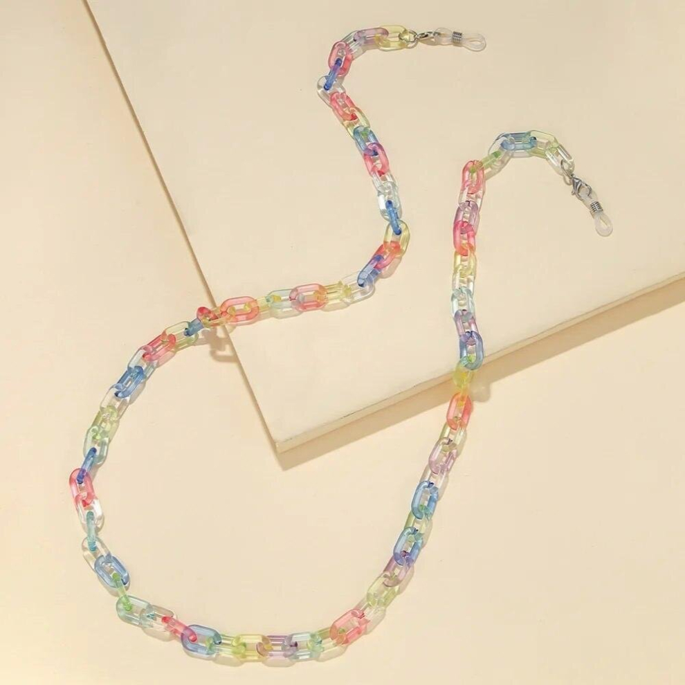 Acrylic Chain Hanging Mixed Non-slip Anti-lost Sunglasses Glasses Chains Lanyard Strap