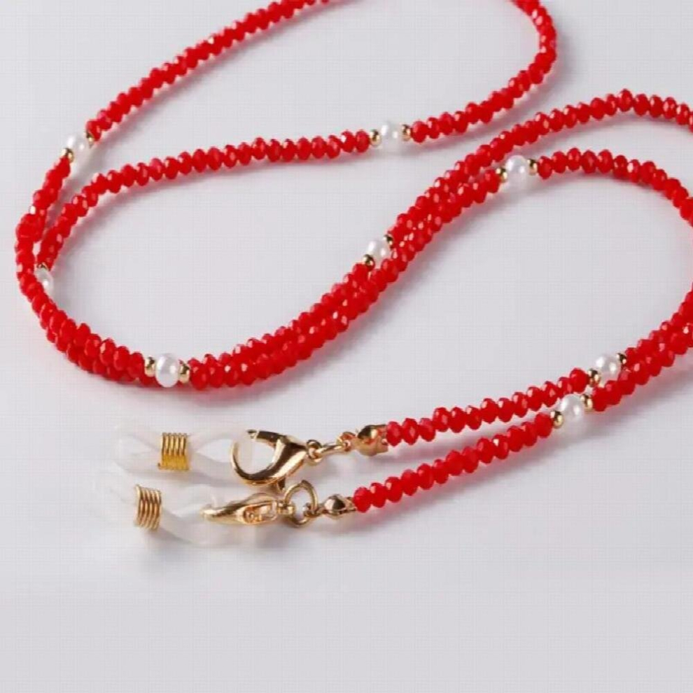 1 PCS Glasses Chains Mask Lanyard Eye Glasses String Holder Colorful Beaded Mask Hanging Rope Sunglasses Eyeglass Chains