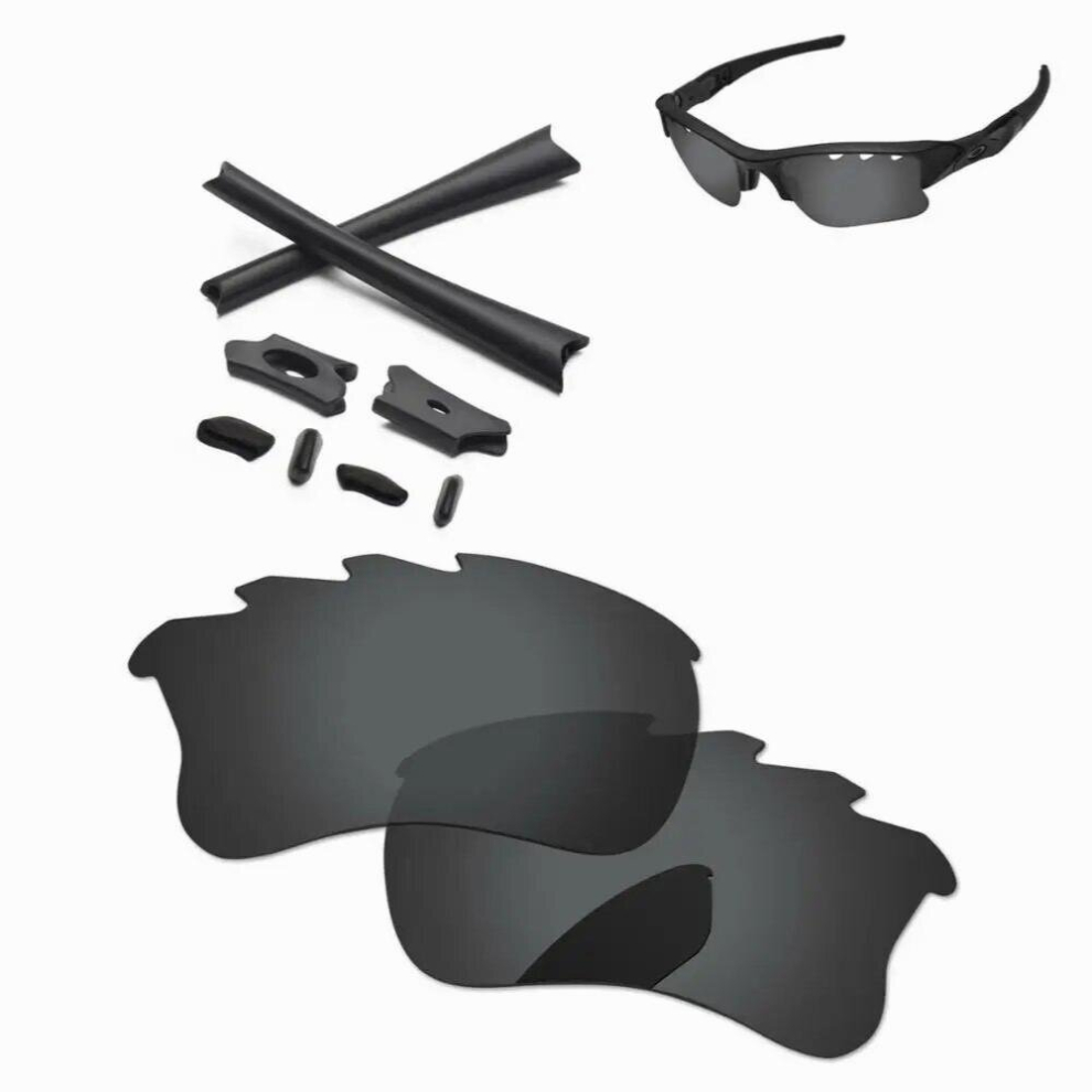 Multicoloured Polarized Replacement Lenses And Rubber Kits For-Oakley Flak Jacket Xlj Vented Sunglasses - Multiple Options