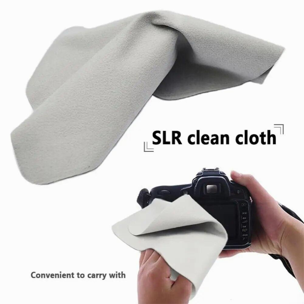 Multicoloured 100Pcs Cleaning Glasses Eyeglasses Cloth Economy Sunglasses Screen Microfiber Cleaner Cloth Eyewear Accessories 13*13Cm