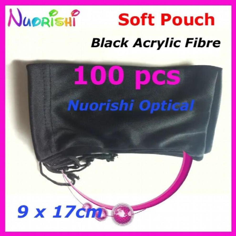 Multicoloured 100Pcs Acrylic Fibres Spectacle Sunglass Eyewear Eyeglasses Glasses Soft Cloth Bag Pouch Case Cp040 Shippi