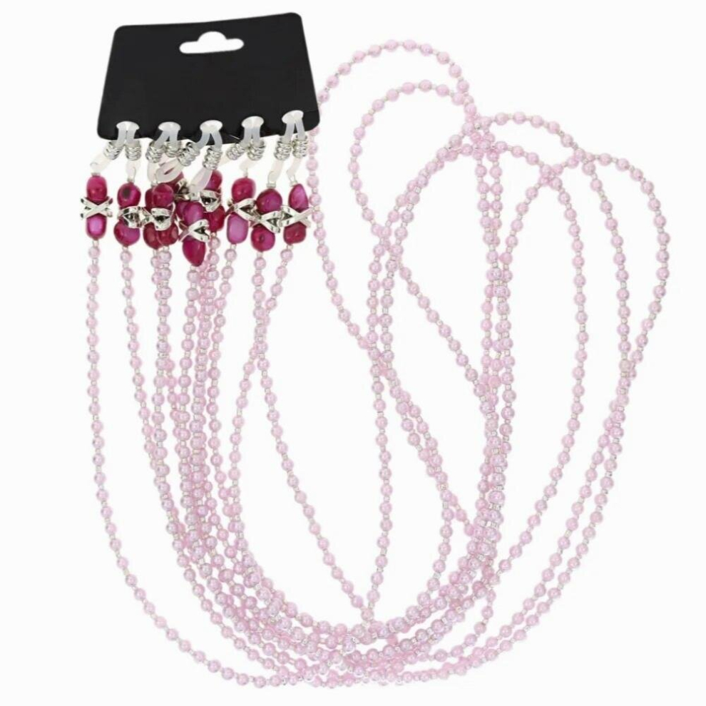 Multicoloured 10Pcs/Lot Eyeglass Sunglasses Acrylic Beaded Chain Neck String Glass Cord Retainer Strap Eyewear Lanyard Holder